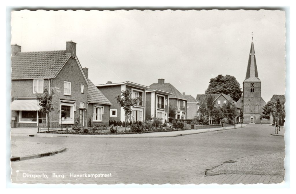 Dinxperlo, Burg. Haverkampstraat, Verzenden, 1940 tot 1960, Gelopen, Gelderland
