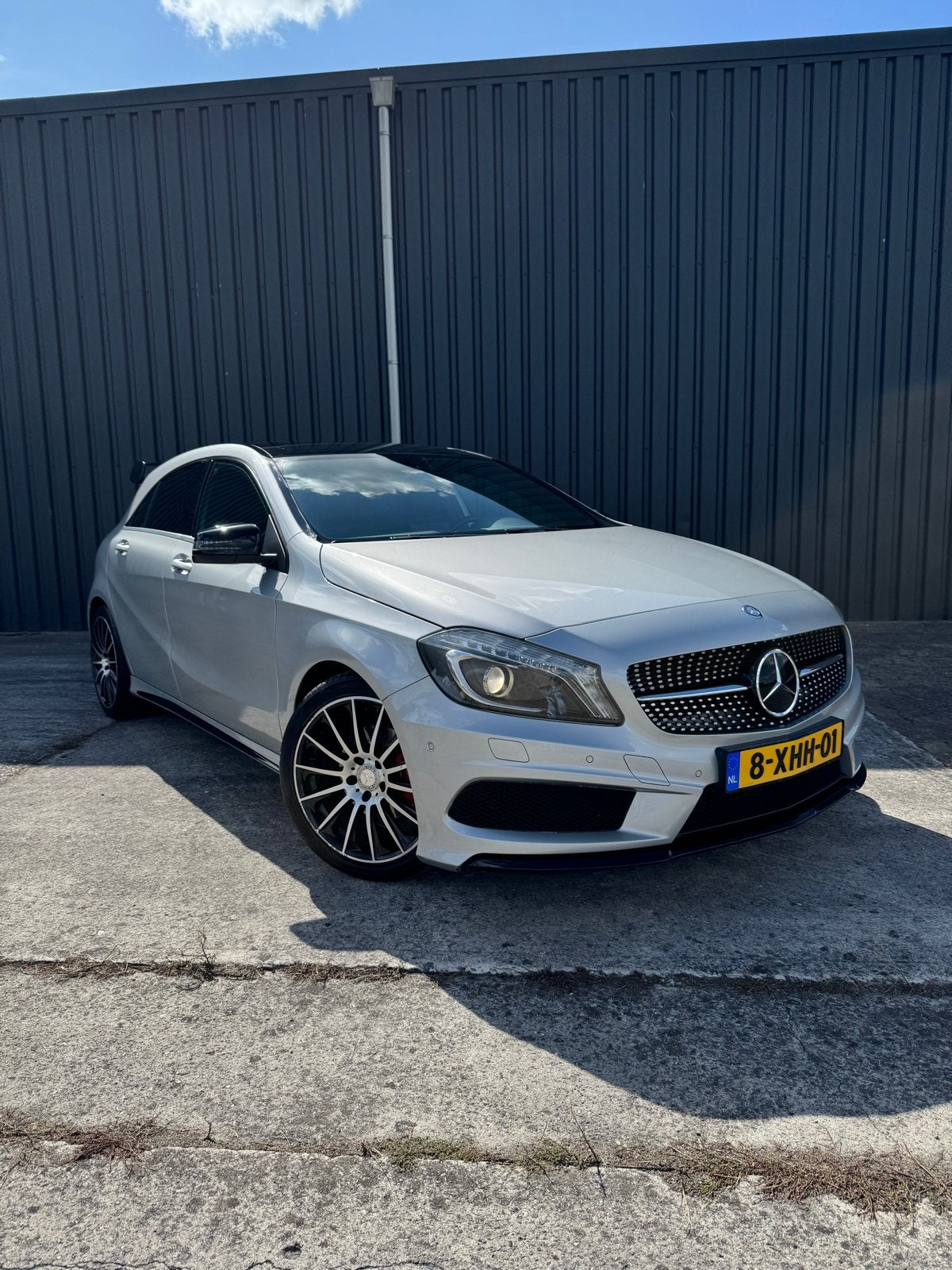 Mercedes-Benz A-Klasse A180 1.6 Blue EFF Aut7 2014 Grijs, Auto's, 1295 kg, 4 cilinders, 122 pk, 1200 kg