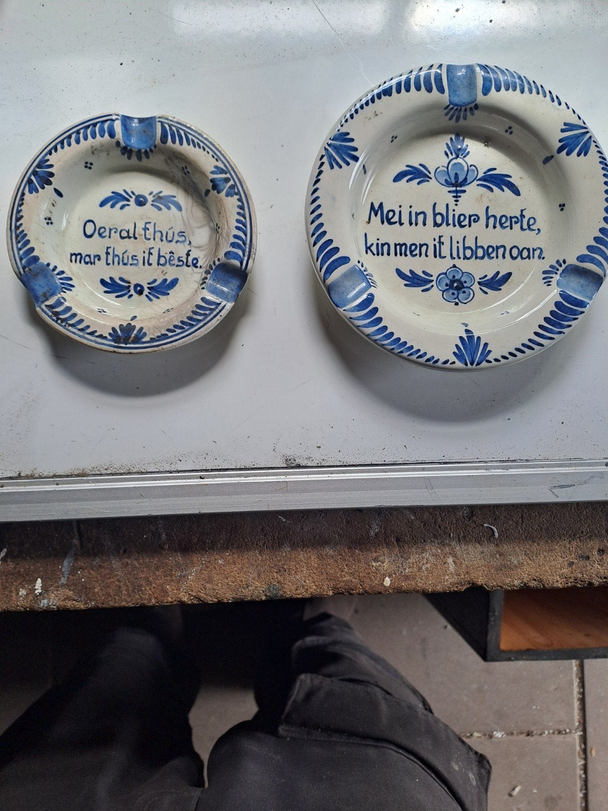 asbak delfts blauw, Ophalen of Verzenden