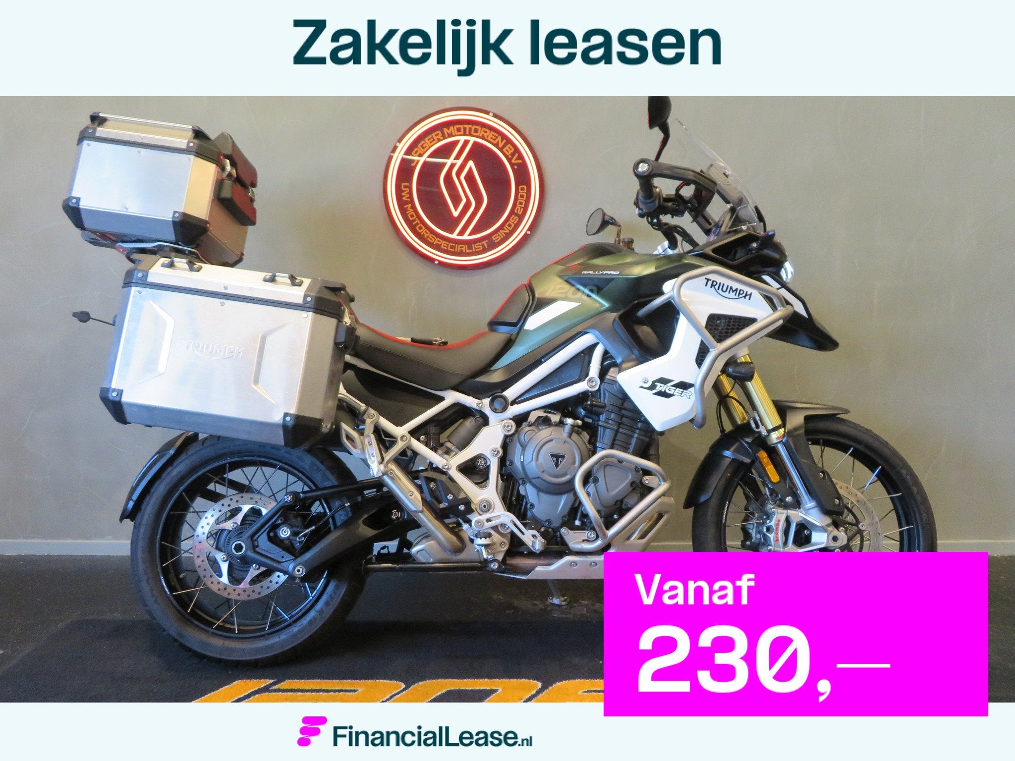 Triumph Tiger 1200 RALLY PRO KOFFERS HISTOR, 1160 cc, Bedrijf, Toermotor