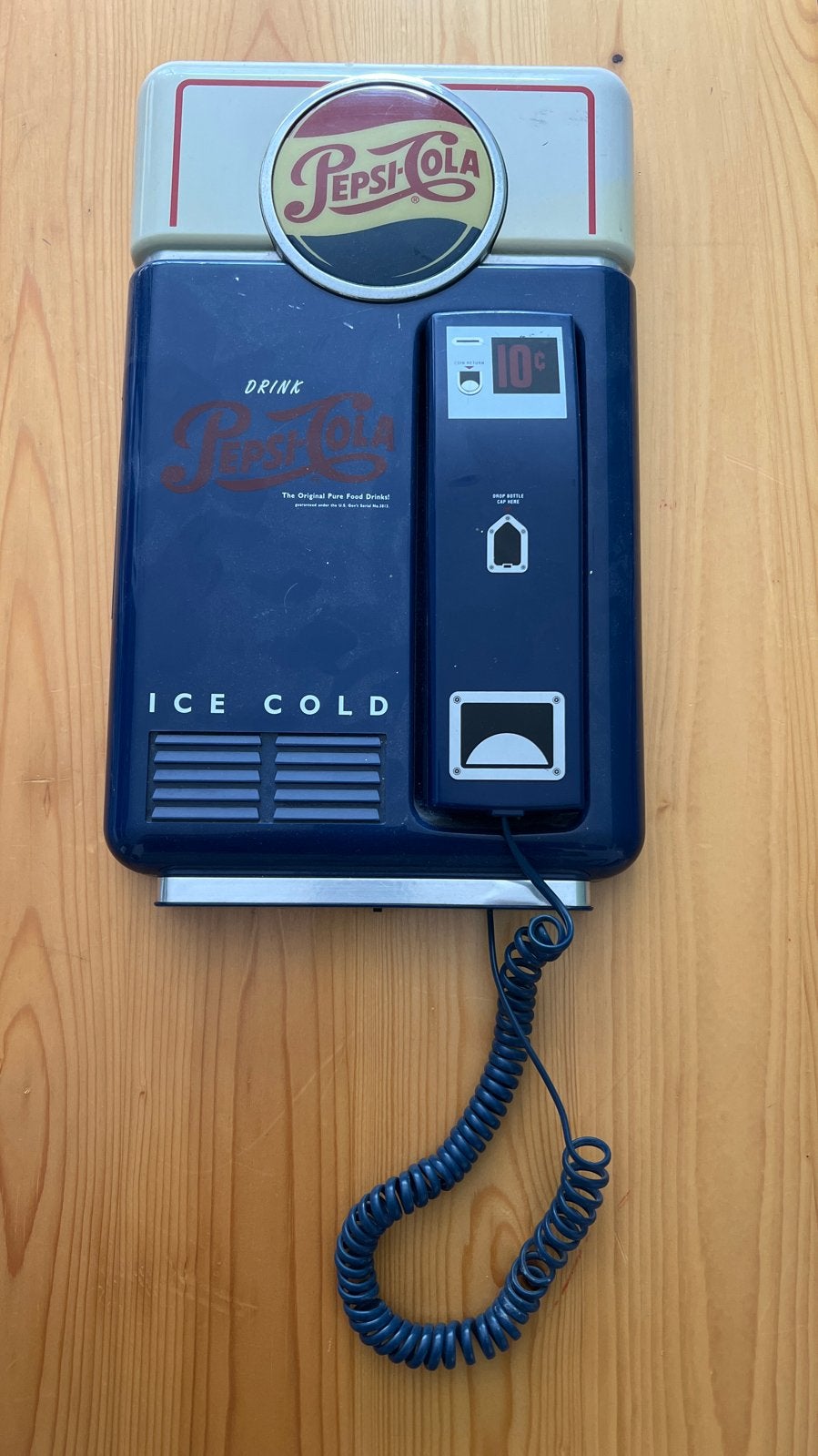 Vintage Pepsi-Cola Telefoon -, Ophalen, Gebruikt