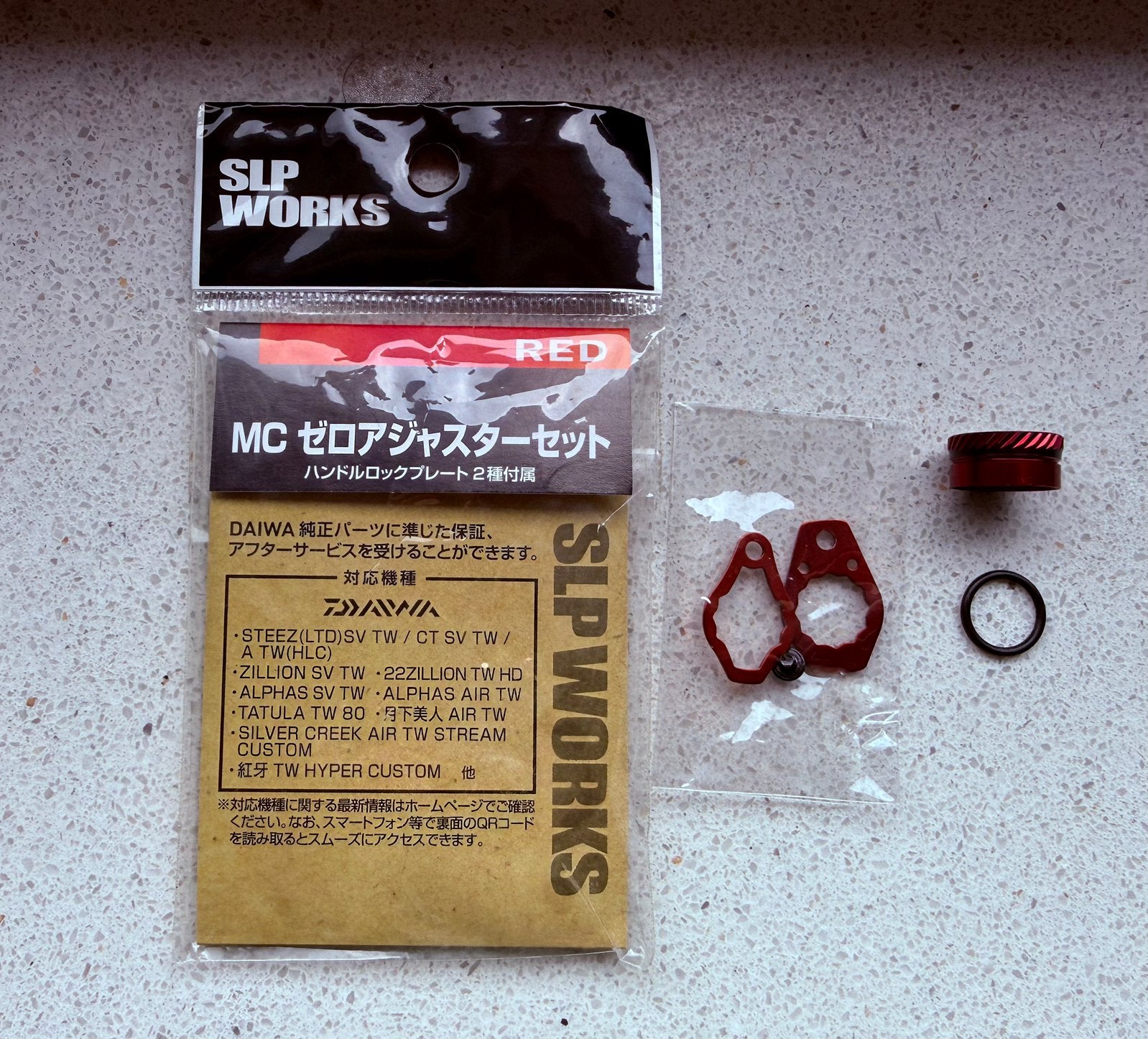 SLP Works MC Zero Adjuster Set Rood, Watersport en Boten, Ophalen of Verzenden, Zo goed als nieuw