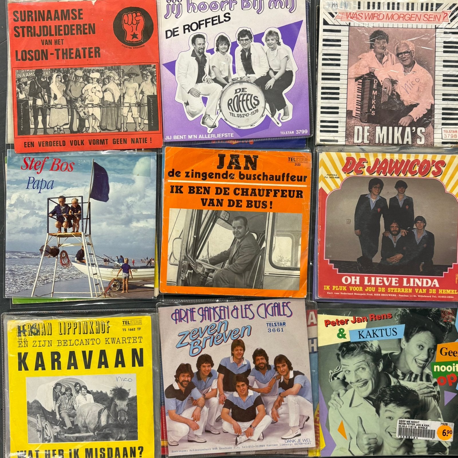 Foto 4 van Ruim 500 Nederlandse singles - telstar etc