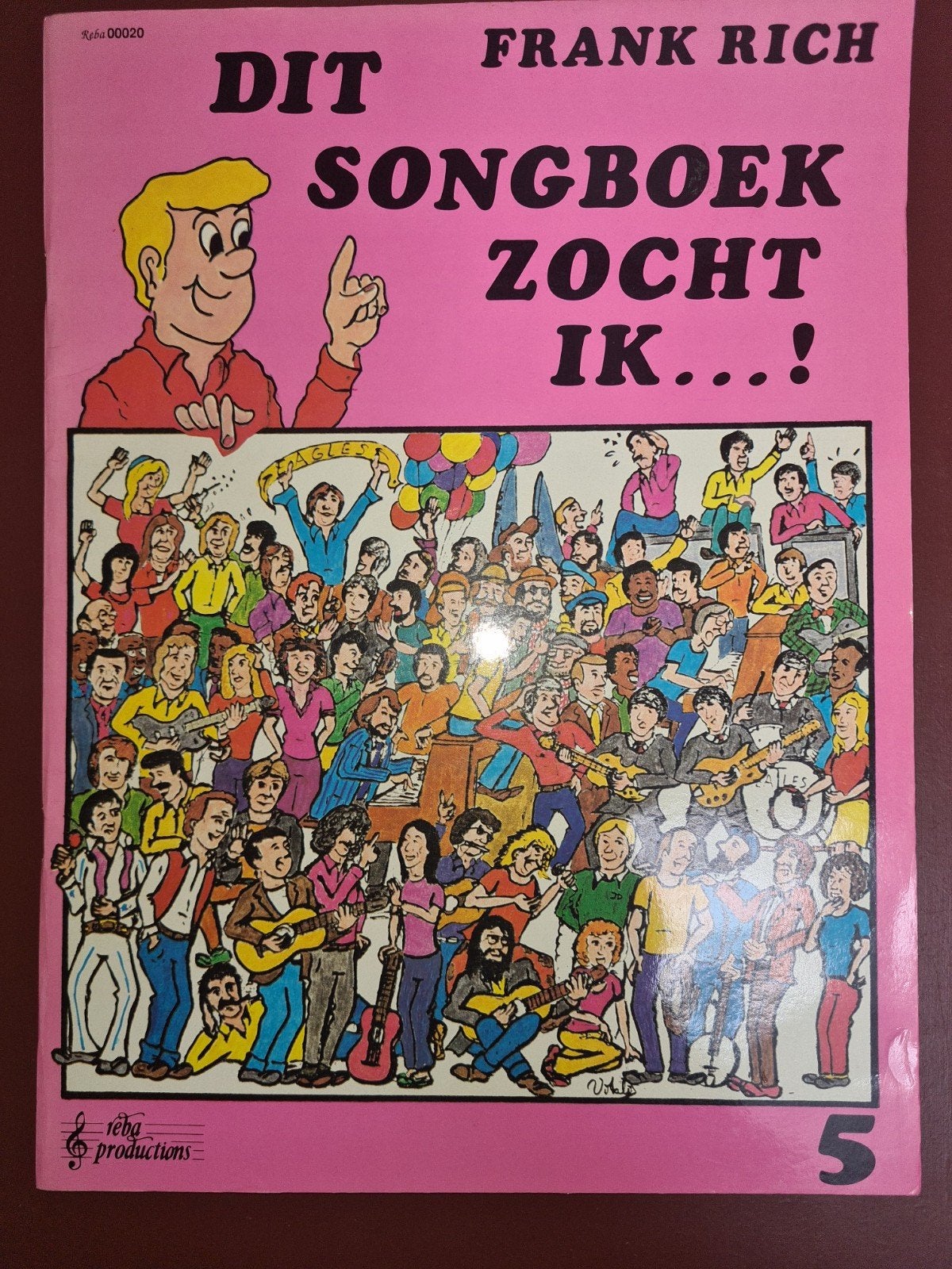 Dit Songboek Zocht Ik... Deel 5 - Frank Rich, Gebruikt, Ophalen of Verzenden, Thema, Accordeon