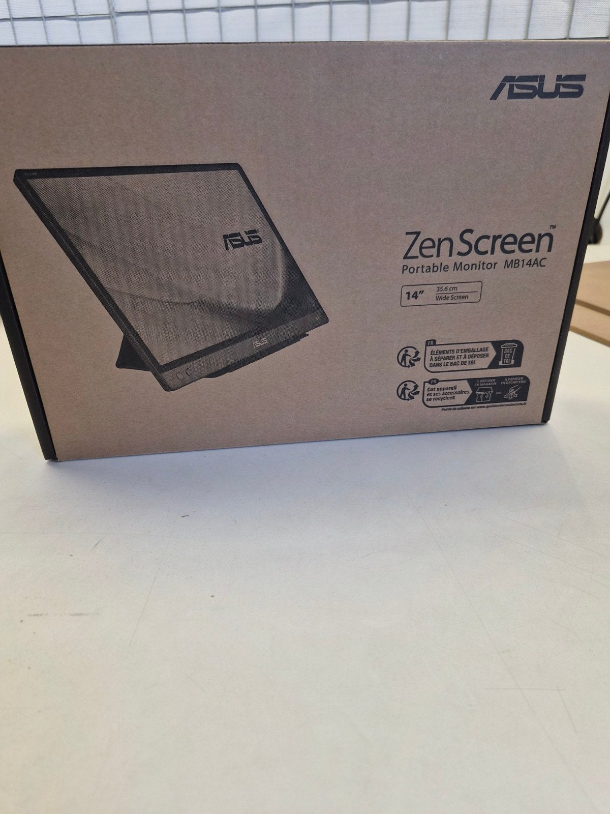 ASUS ZenScreen MB14AC Draagbare Monitor 14 inch, Computers en Software, Monitoren, IPS, Ingebouwde speakers, ASUS, Nieuw