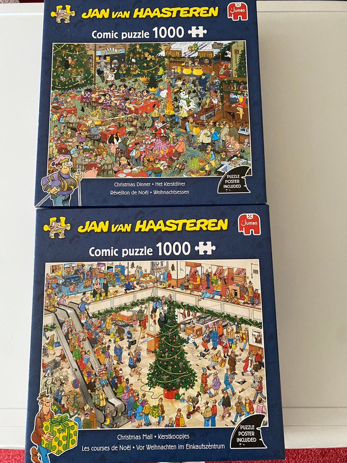 23 puzzels ieder 1000 stukjes van alles wat, Hobby en Vrije tijd, Denksport en Puzzels, Ophalen, 500 t/m 1500 stukjes, Zo goed als nieuw
