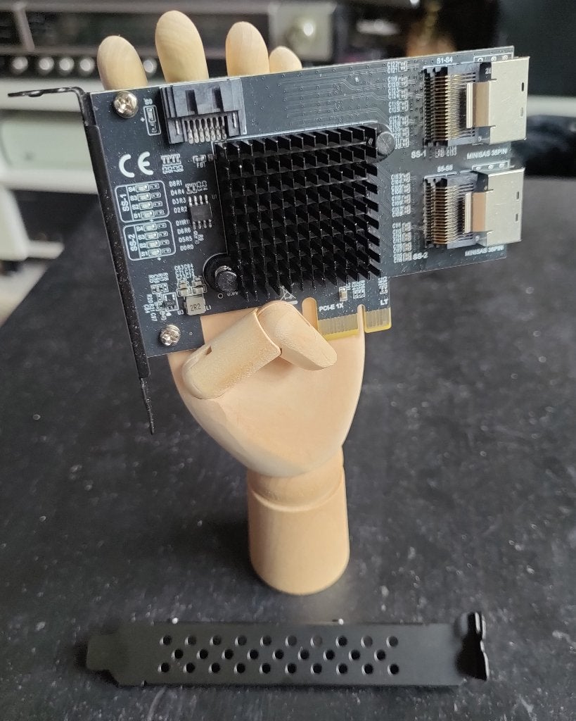 9-port SATA RTL9101 kaart PCIe x1, Computers en Software, Harde schijven, Intern, SATA, Nieuw, Ophalen of Verzenden