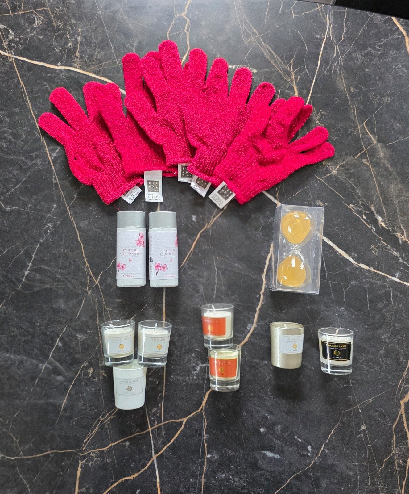 Rituals producten scrub handschoen, was softener, kaarsen, Ophalen of Verzenden, Nieuw