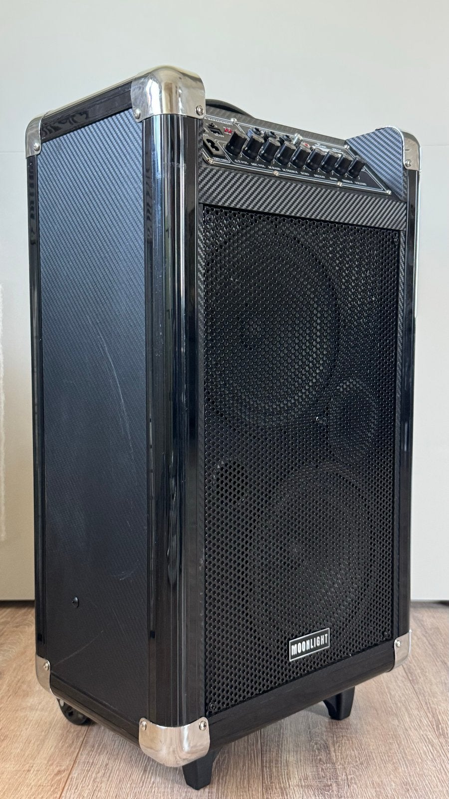 Moonlight Draagbare Karaoke Set met Microfoon, Ophalen, Gebruikt