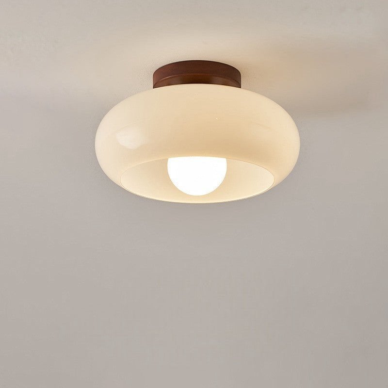 Gloednieuwe witte Moderne Bauhaus Plafondlamp, Ophalen, Zo goed als nieuw