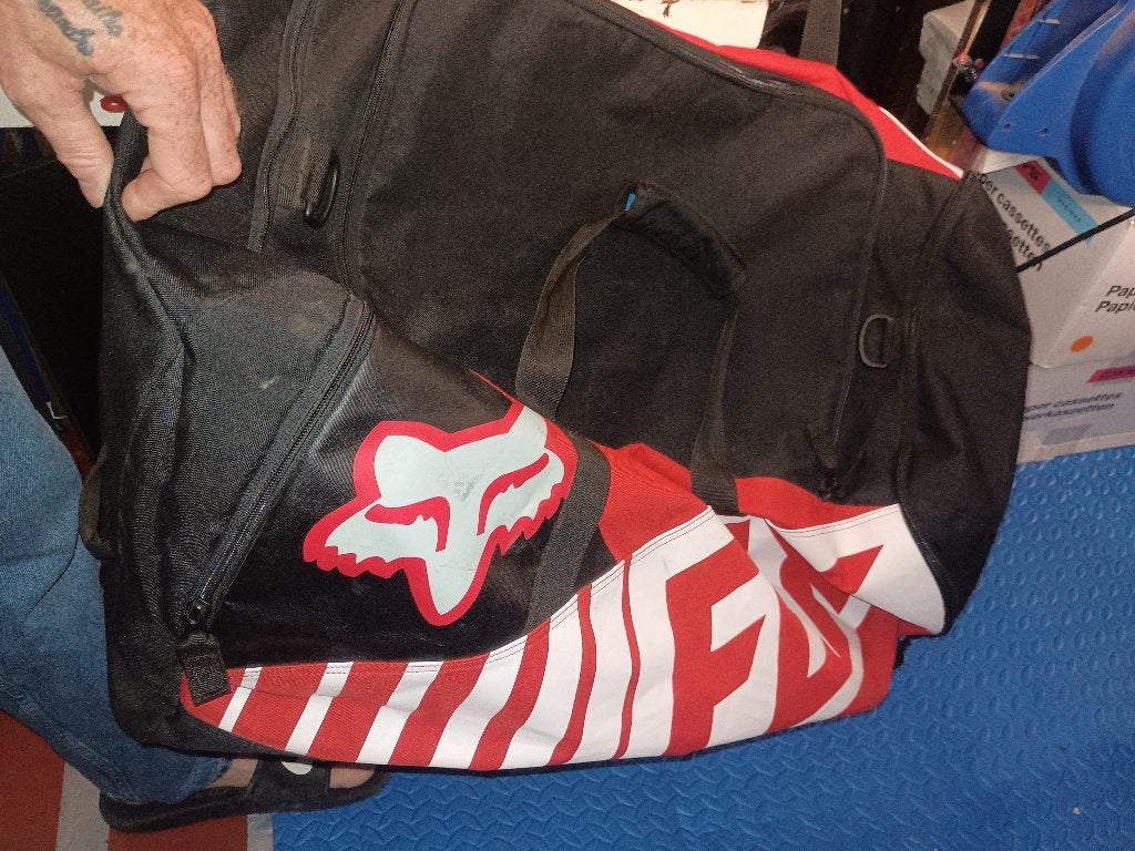 Zeer mooie en grote motorcross MX kledij BAG ORIGINELE FOX, Motoren, Kleding | Motorkleding, REV'IT!, Overige typen, Kinderen