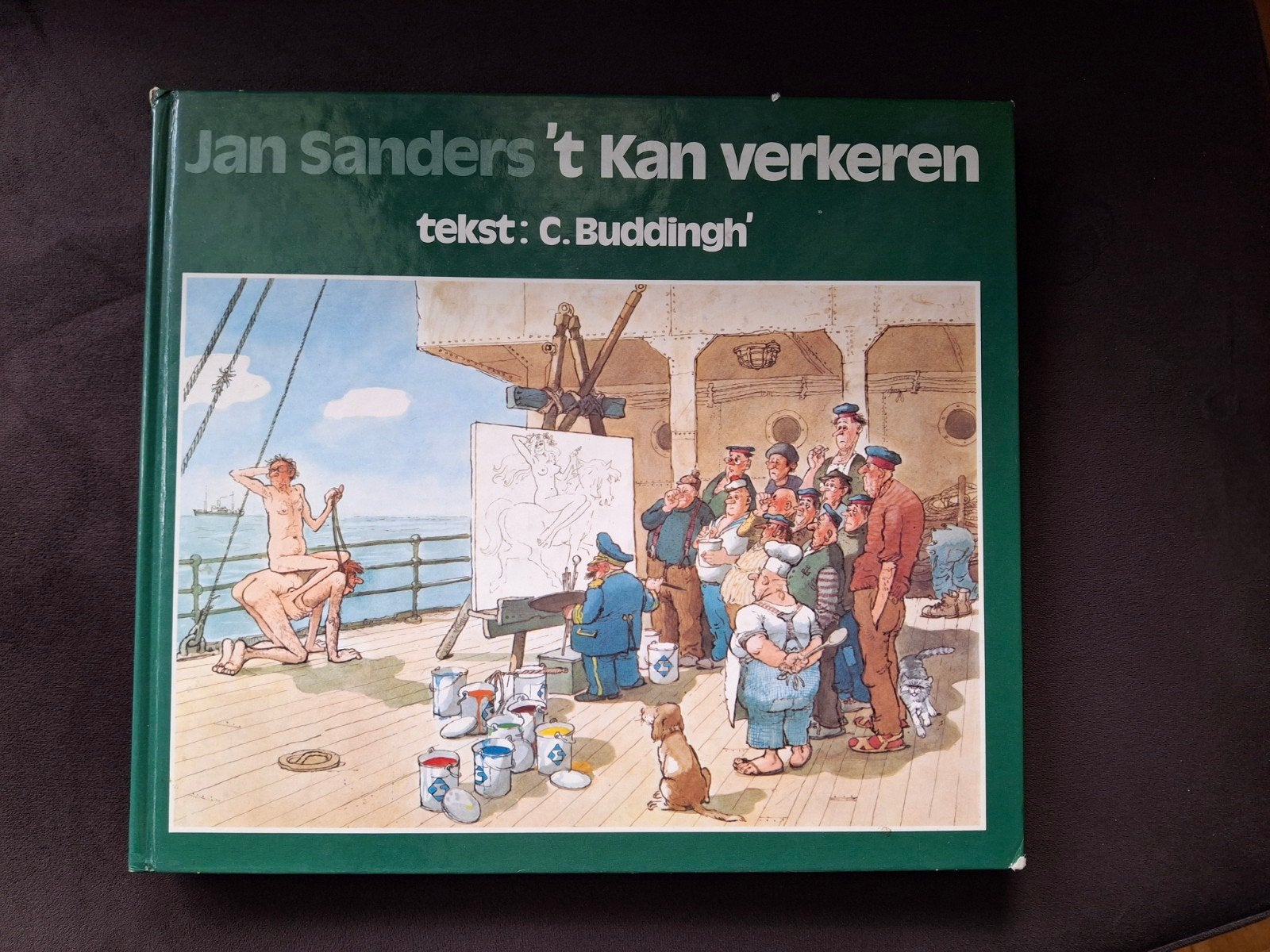 Jan Sanders kunstboek, Ophalen of Verzenden, Gelezen