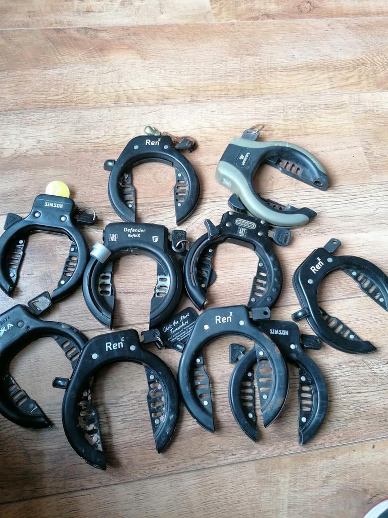 Fietssloten. Partijen fietssloten. Ringslot fiets, Ophalen of Verzenden, Gebruikt, Ringslot