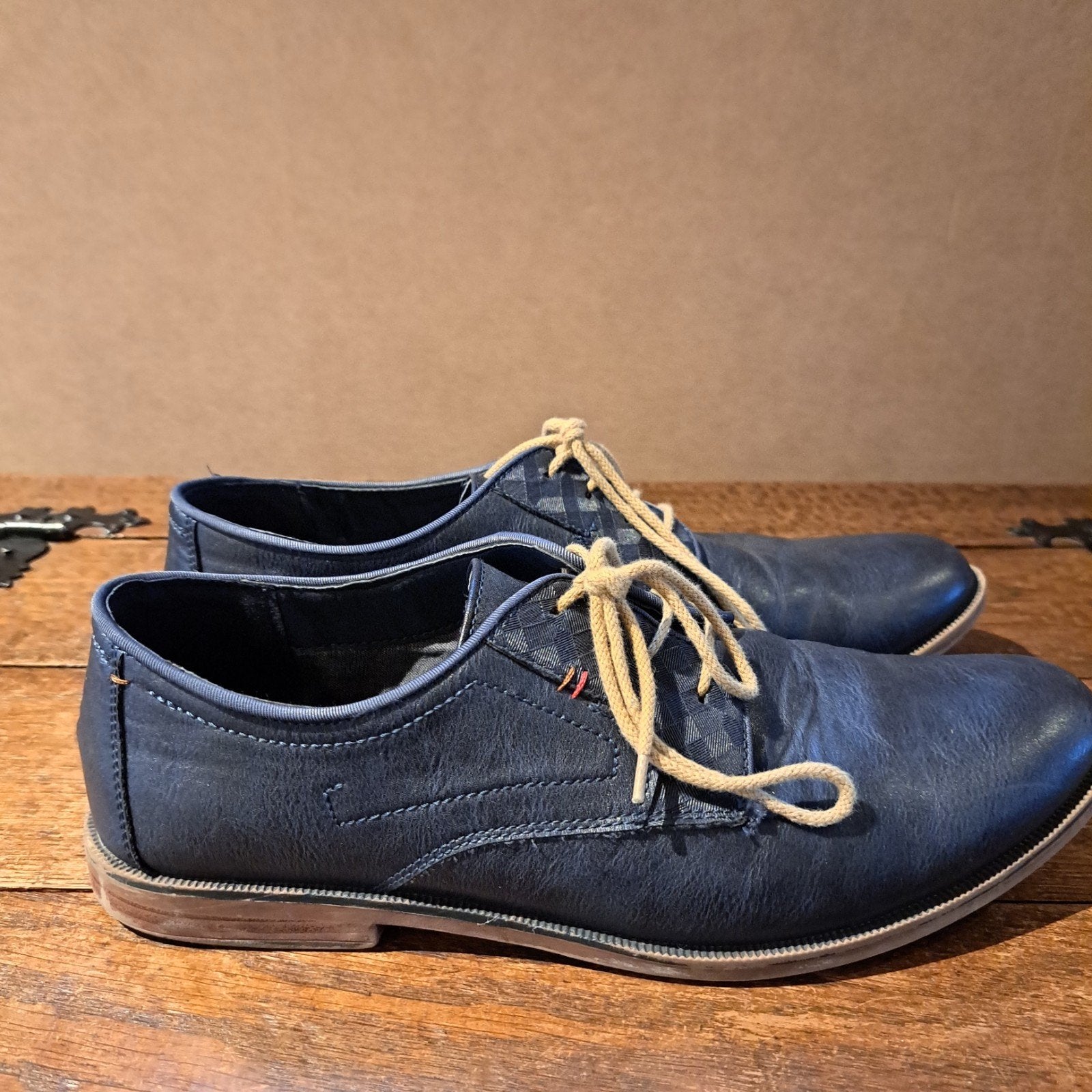 veterschoenen donker blauw mt 45, Kleding | Heren, Blauw, Emilio Salvatini, Ophalen of Verzenden, Gedragen