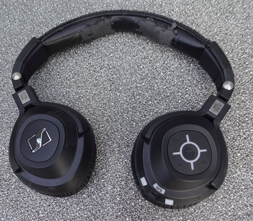 Sennheiser koptelefoon MM-550-X bluetoot, Sennheiser, Ophalen of Verzenden, Zwart, Niet werkend