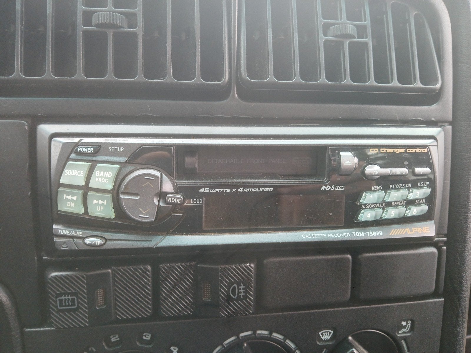 Alpine CD Shuttle CHM-S620 met TDM-7582R Cassette Receiver, Auto diversen, Ophalen of Verzenden, Zo goed als nieuw