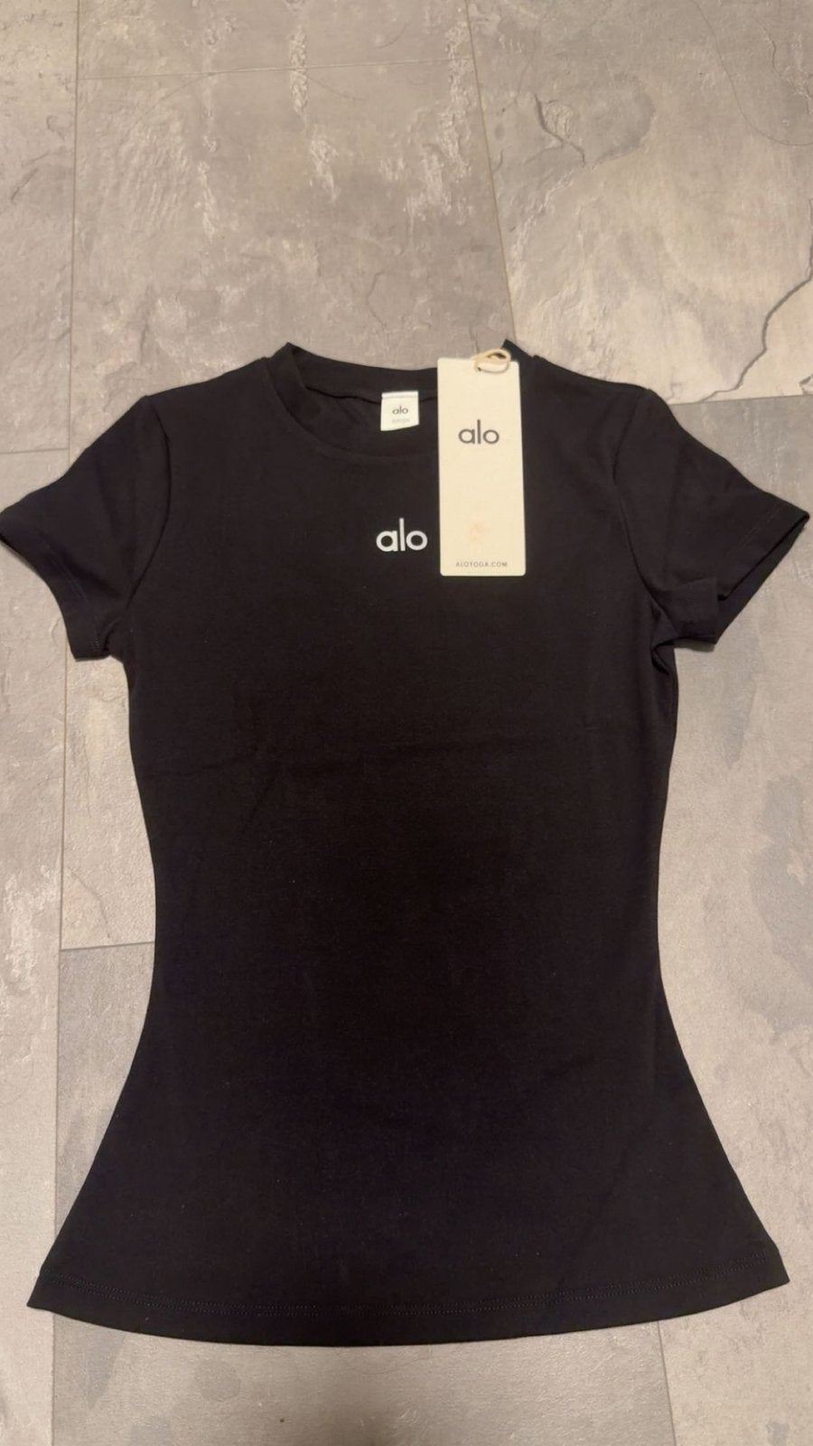 Alo top, Zwart, Ophalen of Verzenden, Zo goed als nieuw, Maat 36 (S)