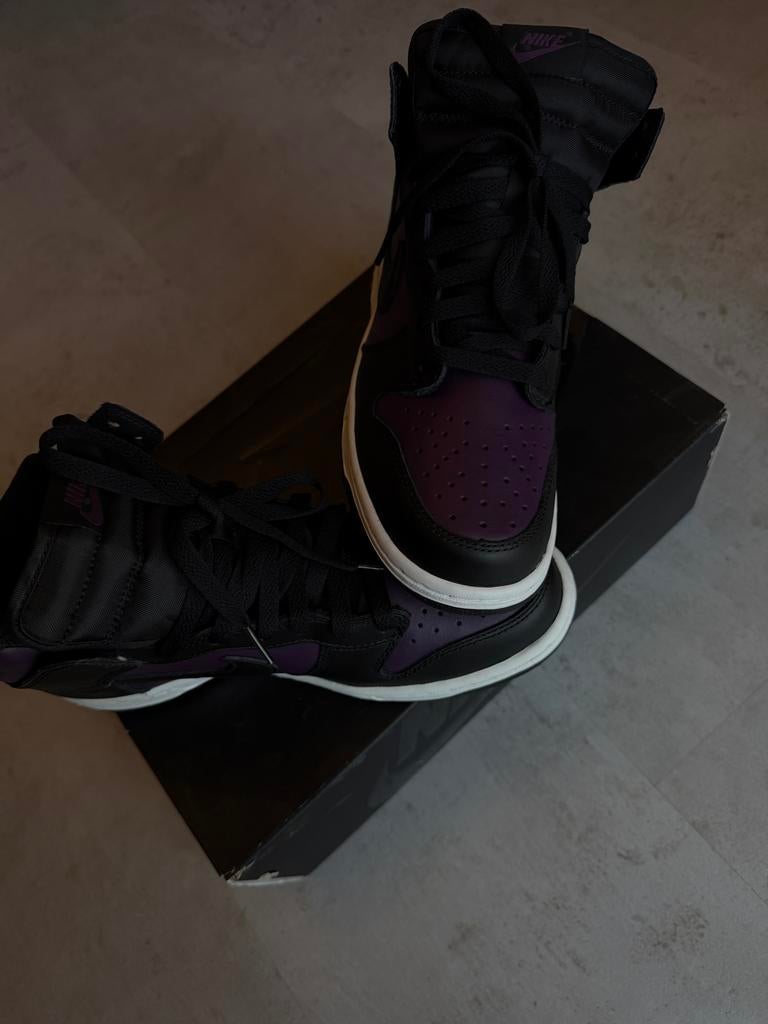 Nike Dunk High Fragment Design Black/Purple, Ophalen of Verzenden, Nieuw, Zwart, Sneakers of Gympen