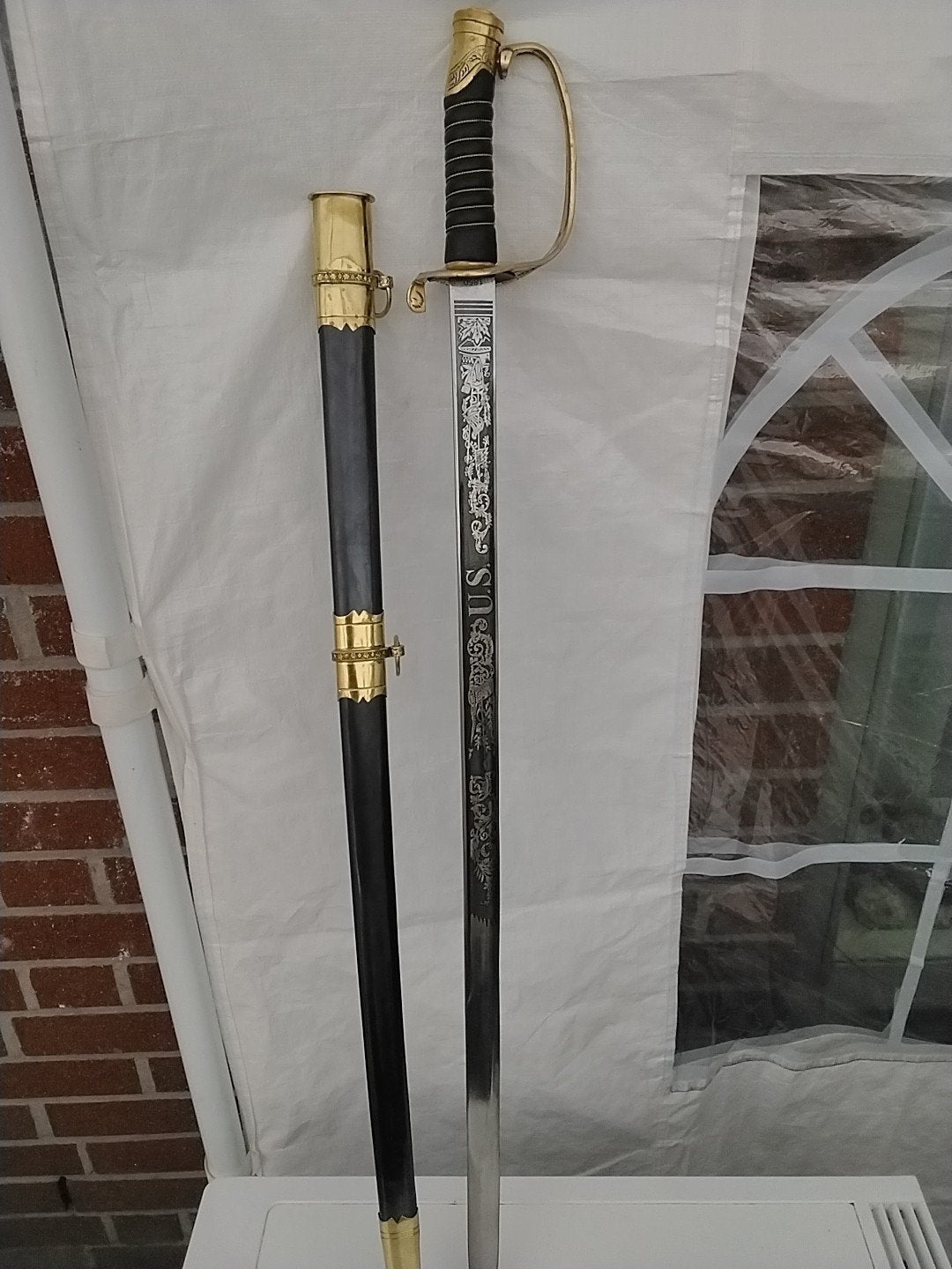 Amerikaans Cavalerie Zwaard M1850 - 91 cm, Ophalen of Verzenden, Overige soorten, Amerika, Zwaard of Sabel