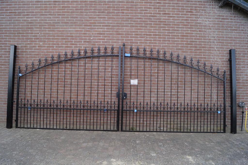 Smeedijzeren Sierpoort tuinpoort poort 5m NIEUW!!, Ophalen, Met poort, Nieuw, Sierhekwerk