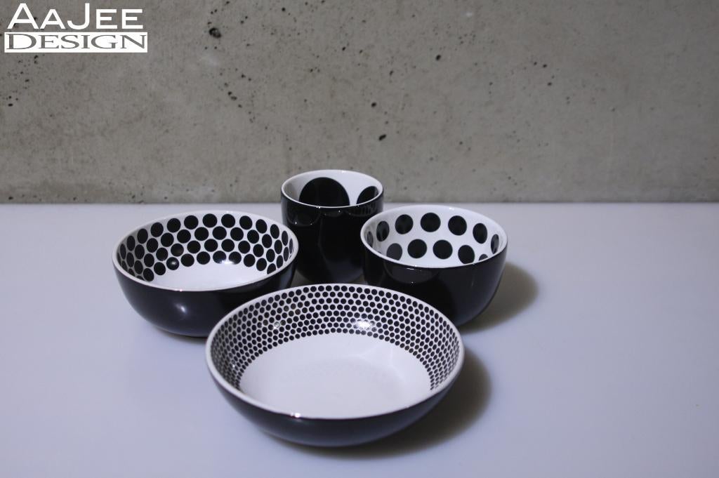 4 Ikea - Polkadot schaaltjes - Synthes Konst – PS collectie, Overige typen, Ophalen of Verzenden, Zo goed als nieuw, Kunststof