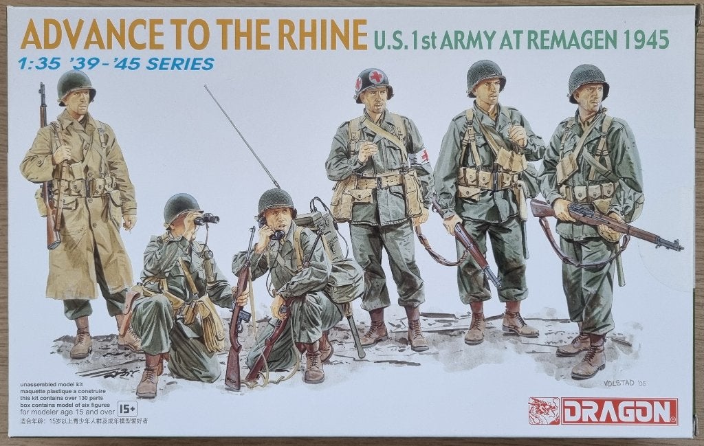 Dragon 1:35 #6271 WWII U.S. 1st Army at Remagen 1945, Ophalen of Verzenden, Nieuw, 1:35 tot 1:50, Figuur of Figuren
