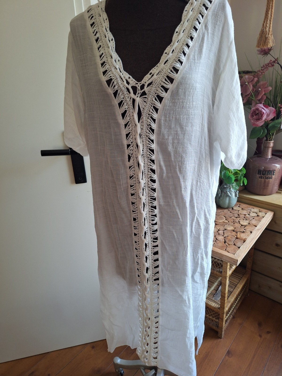 Jurk maat m wit, Kleding | Dames, Maat 38/40 (M), Wit, Ophalen of Verzenden, Zo goed als nieuw