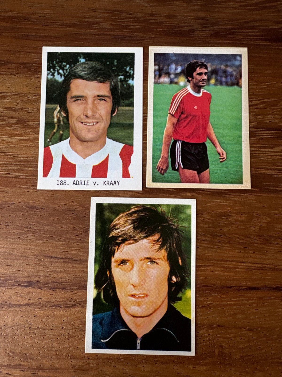 Adrie van Kraay voetbalplaatjes - PSV, Ophalen of Verzenden, Gebruikt, Stickers en Plaatjes