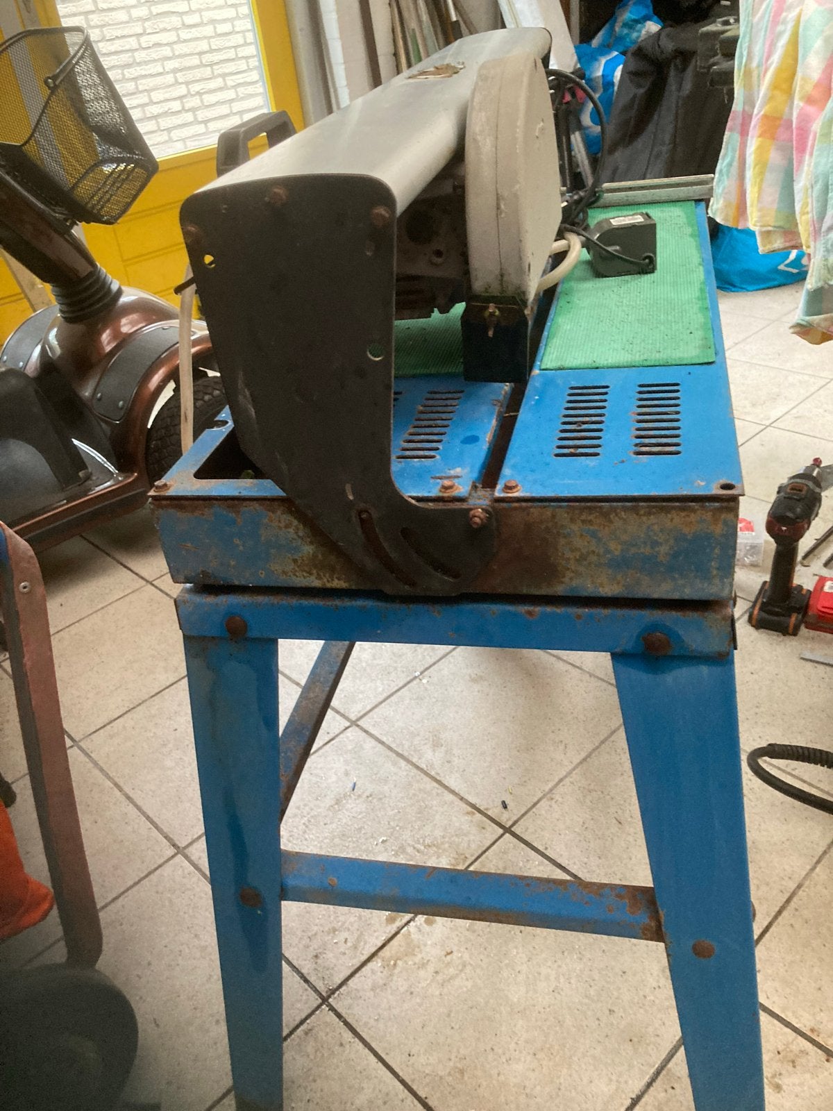 Robuuste Tegelzaagmachine - Ideaal voor diverse tegels, Ophalen, Gebruikt, 40 tot 60 cm, Overige typen