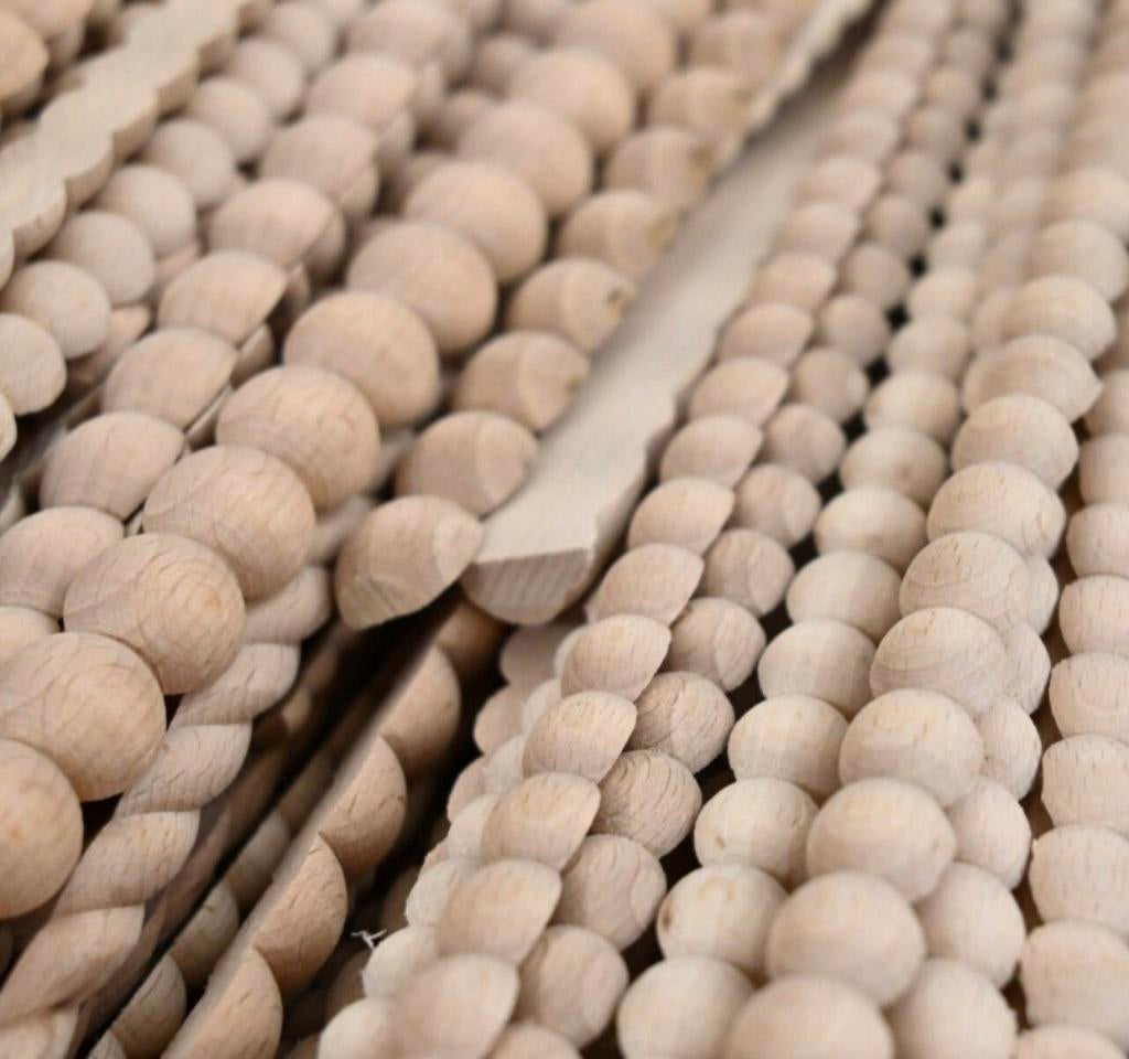 Bobbin bolletjes plinten lijsten hout DIY, Eiken, Ophalen of Verzenden, Minder dan 100 cm, Lijsten