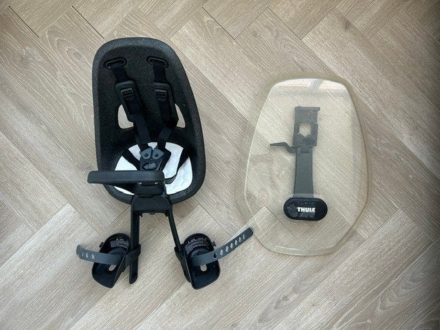 Thule Yepp Nexxt Mini Set: Voorzitje + Windscherm, Ophalen, Yepp, Voorzitje, Gebruikt