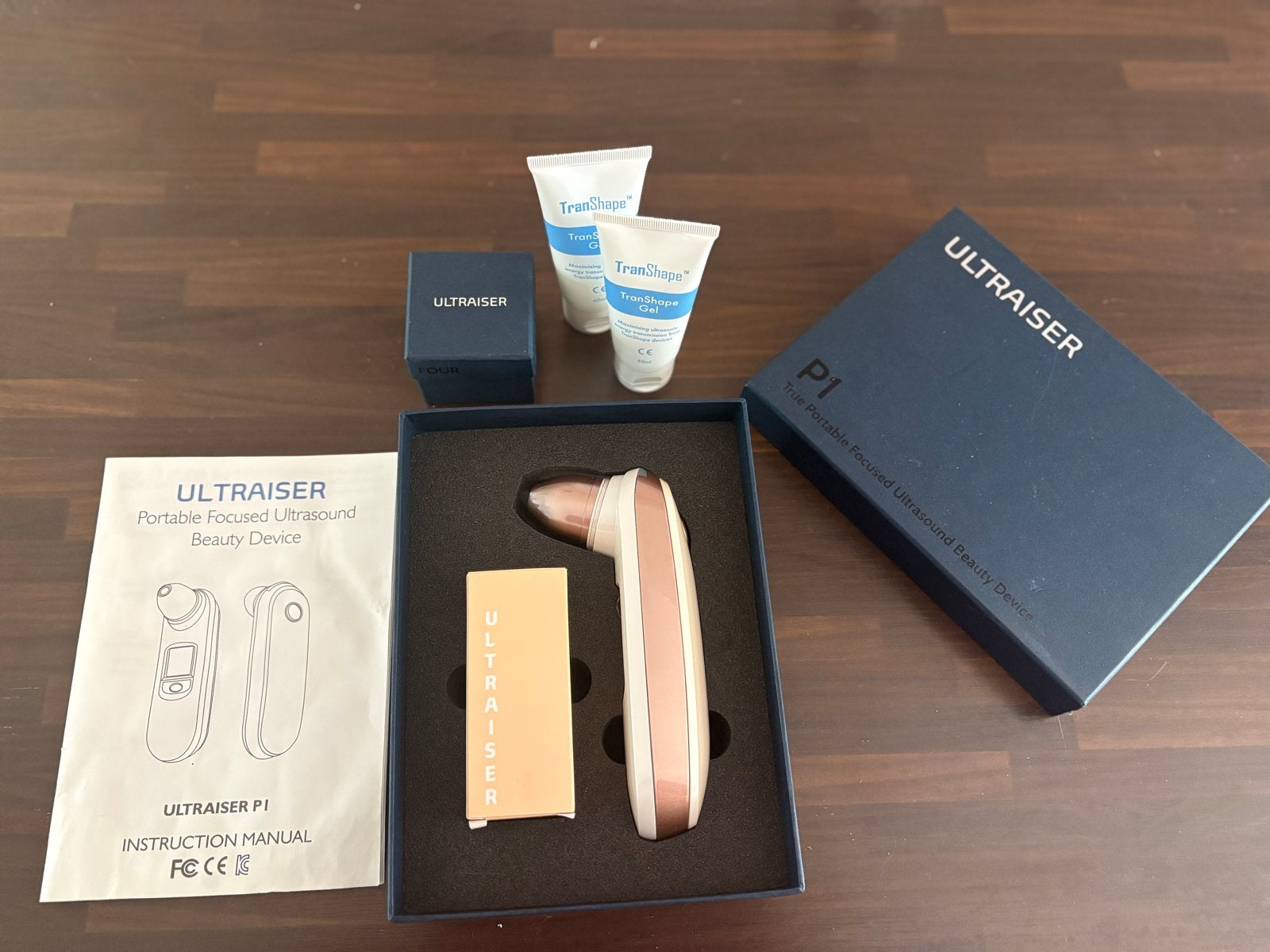 ULTRAISER P1 Portable Focused Ultrasound Beauty Device, Ophalen of Verzenden, Gebruikt, Gehele gezicht, Verzorging