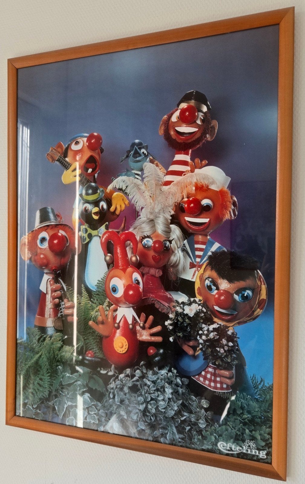 Efteling carnaval Festival Jokkie en vrienden poster in lijs, Ophalen of Verzenden, Zo goed als nieuw, Overige typen
