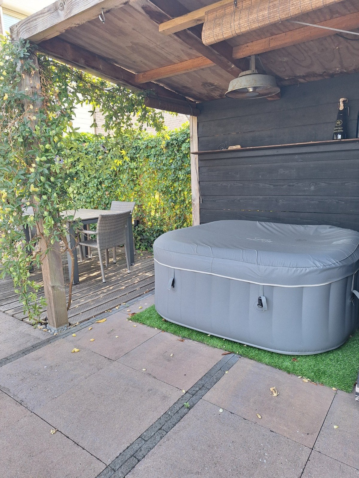 Opblaasbare Jacuzzi MSpa Lite - Zo goed als nieuw, Ophalen, Zo goed als nieuw, Afdekzeil, Opblaasbaar