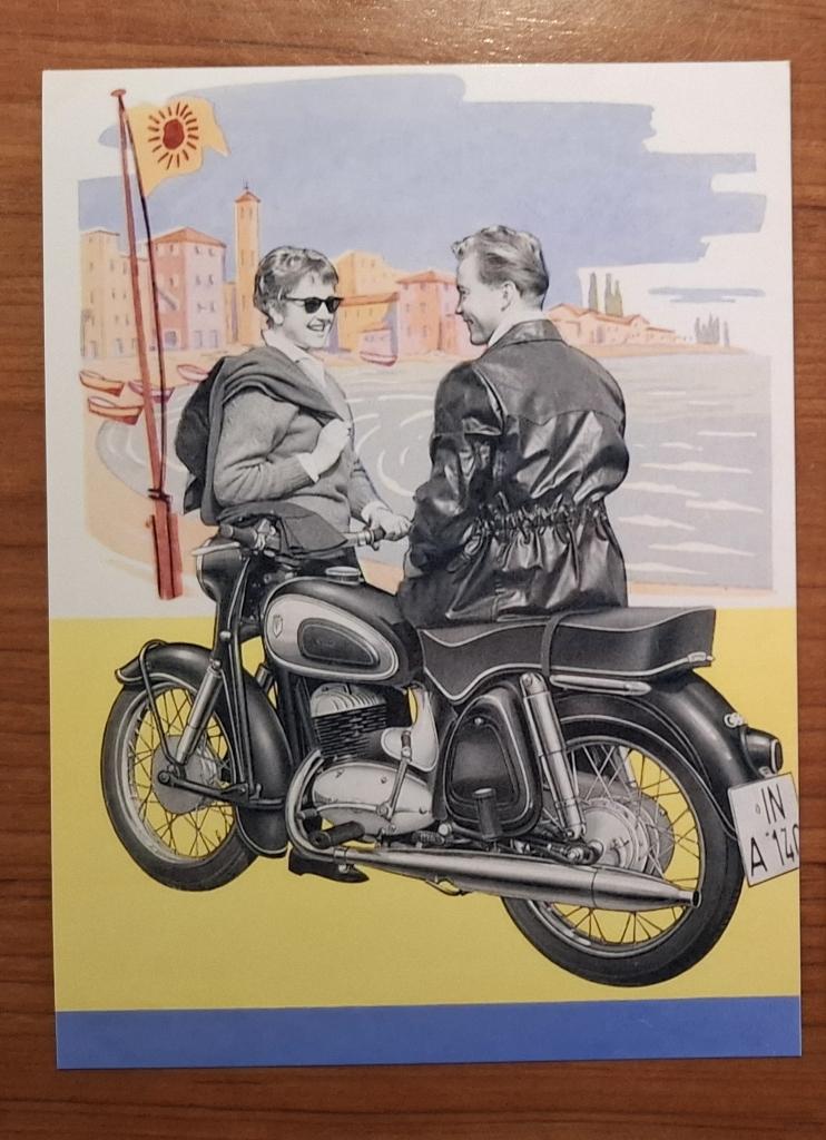 foto's van DKW reclameposters uit 1956, Verzenden, Foto, Nieuw, Buitenland
