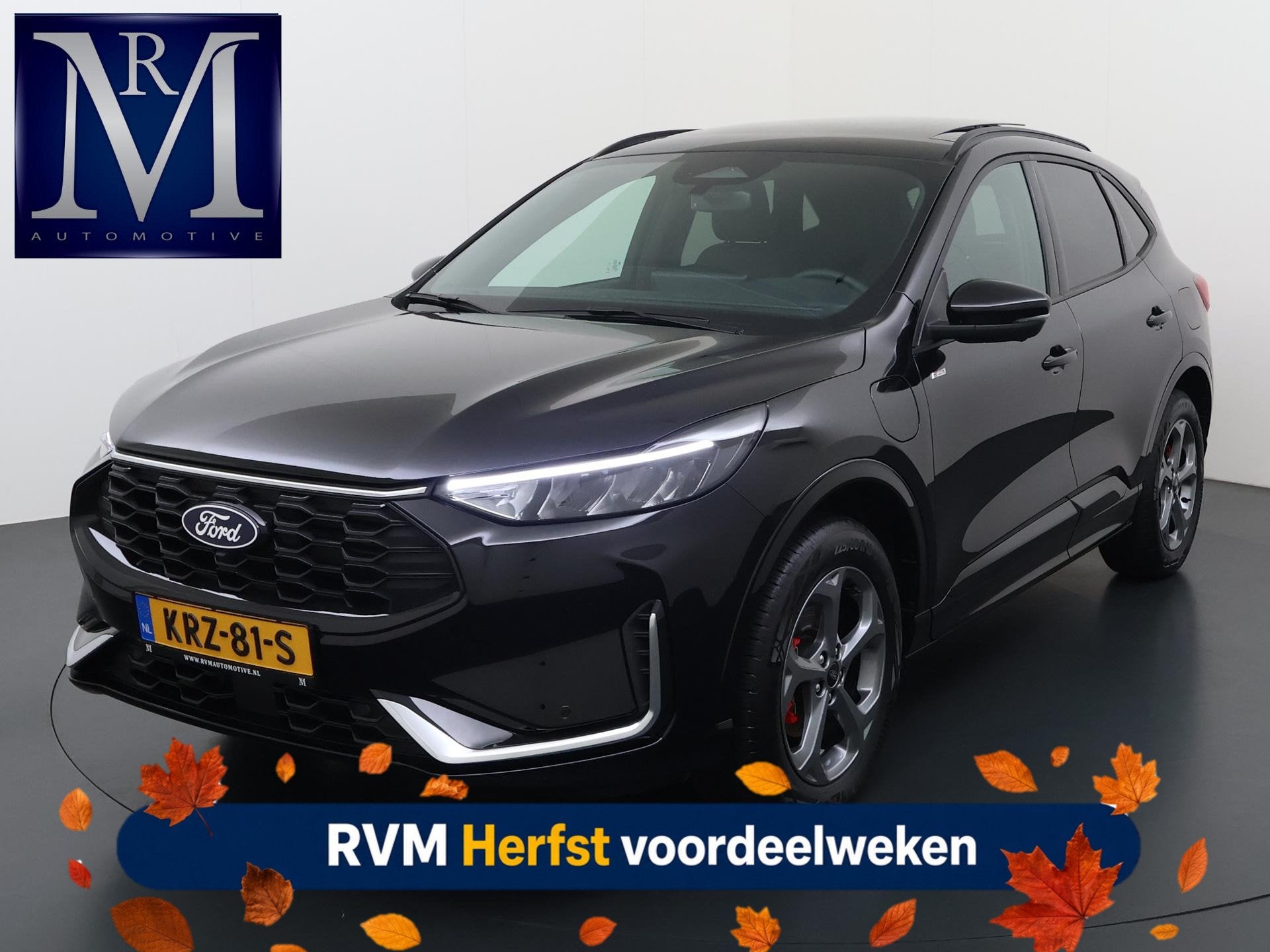 Ford Kuga 2.5 PHEV ST-Line X VAN: 47.900,- VOOR: 40.877,- UW, Auto's, Dealer onderhouden, 14 kWh, Gebruikt, Leder en Stof