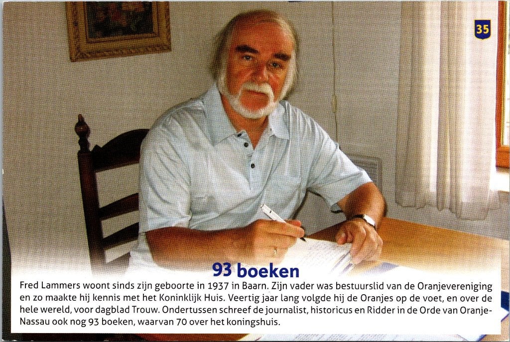 Ansichtkaart Fred Lammers, journalist en historicus, Verzamelen, Ophalen of Verzenden, 1980 tot heden, Ongelopen, Utrecht
