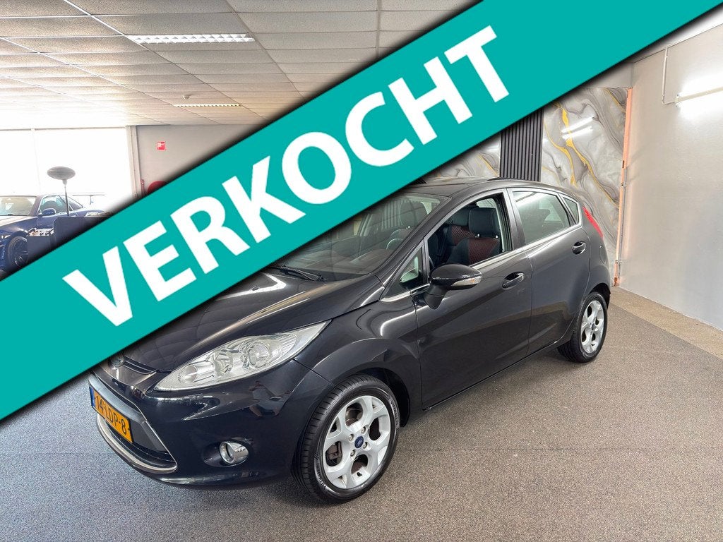 Ford Fiesta 1.25 Titanium Apk Nieuw,1e eigenaar,Clima,Cruise, Voorwielaandrijving, Euro 5, Stof, 82 pk