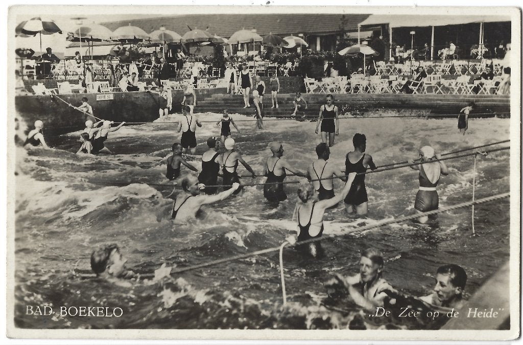 Boekelo, Bad Boekelo - "De Zee op de Heide", Verzenden, 1940 tot 1960, Ongelopen, Overijssel