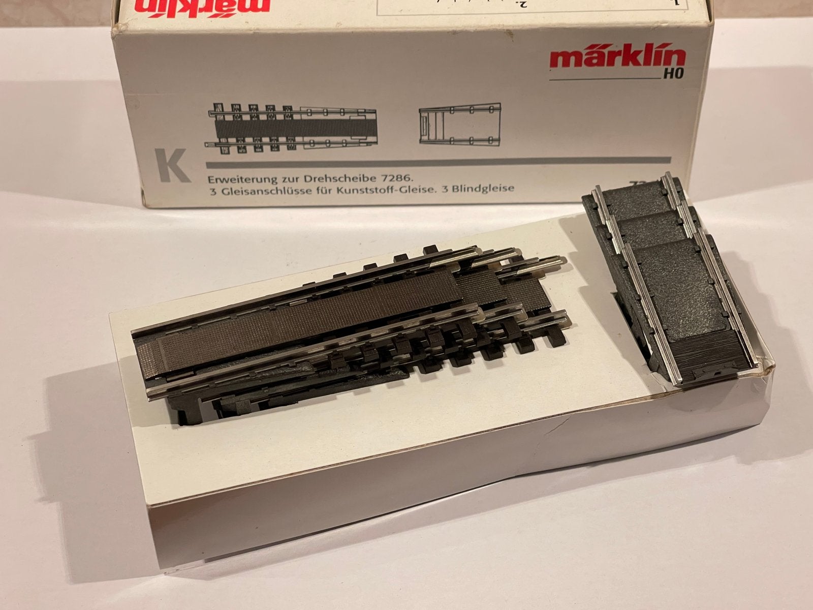 ** NIEUW ** Märklin 7287 Uitbreiding voor draaischijf 7286, Wisselstroom, Nieuw, Rails, Ophalen of Verzenden