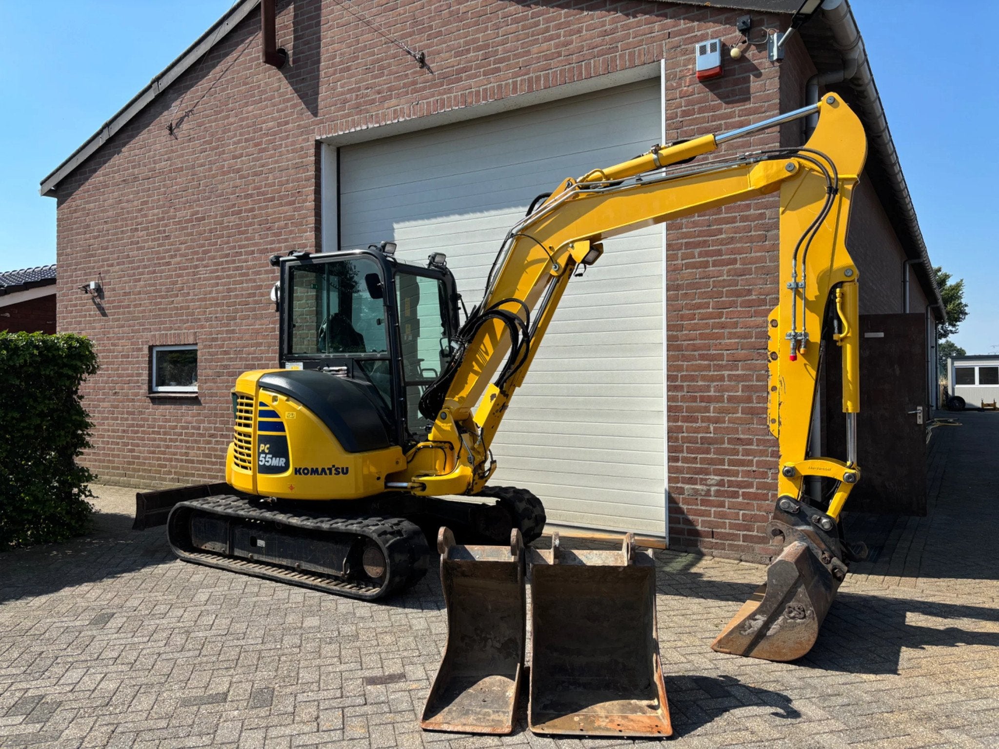 Komatsu PC55MR-5M0 Minigraver graafmachine binnendraaier, Graafmachine
