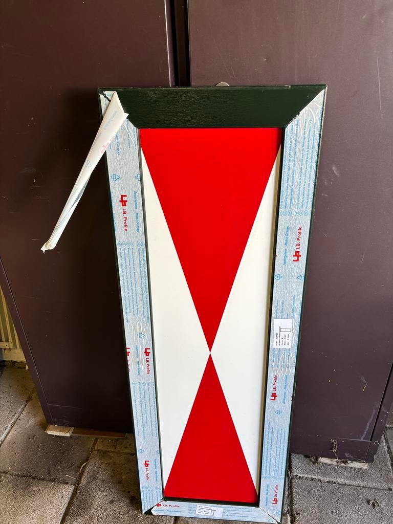 Venster luiken met zandloperpatroon, Doe-het-zelf en Verbouw, Ophalen, Nieuw, Minder dan 80 cm, Overige typen