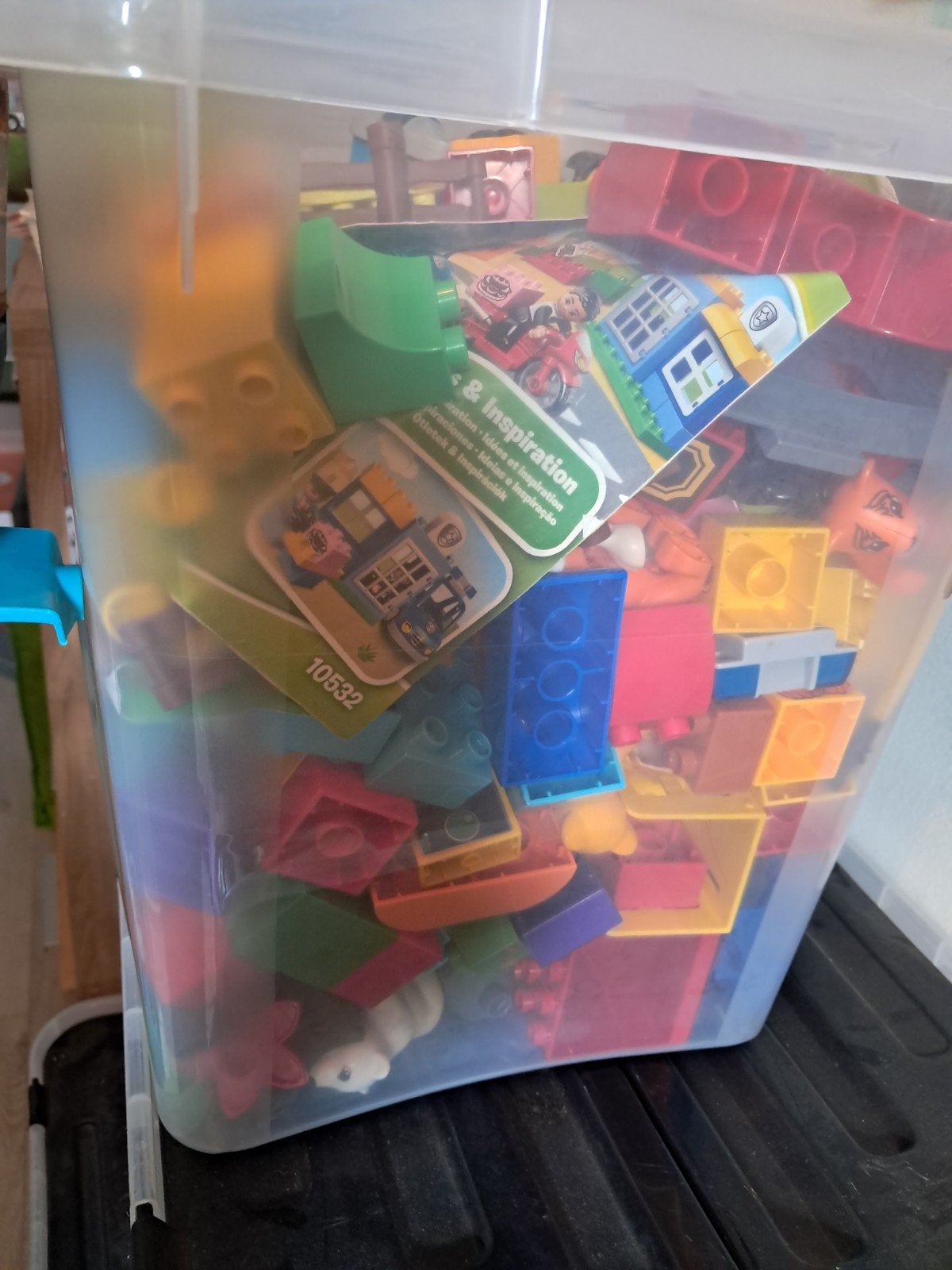 Grote partij Duplo blokken met voertuigen en grondplaten, Kinderen en Baby's, Speelgoed | Duplo en Lego, Ophalen, Gebruikt, Duplo