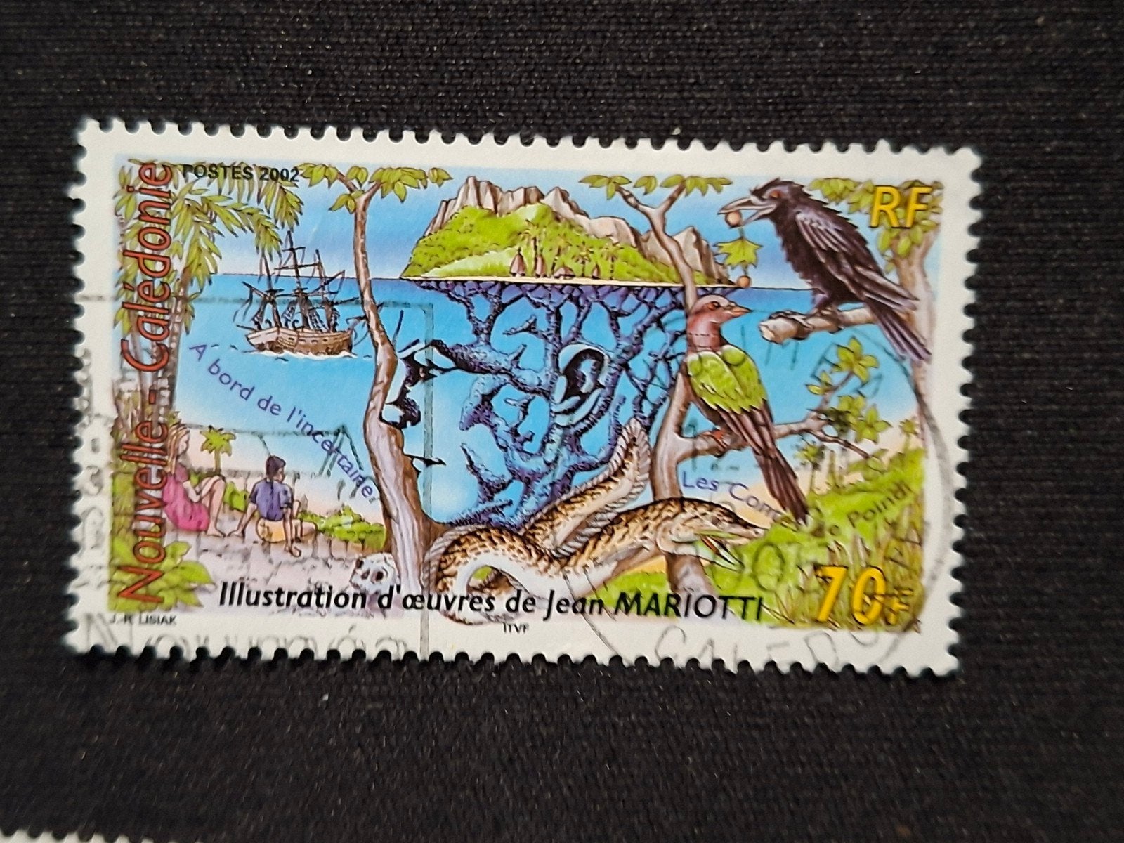Nieuw Caledonië, Postzegels en Munten, Postzegels | Oceanië, Ophalen of Verzenden, Gestempeld