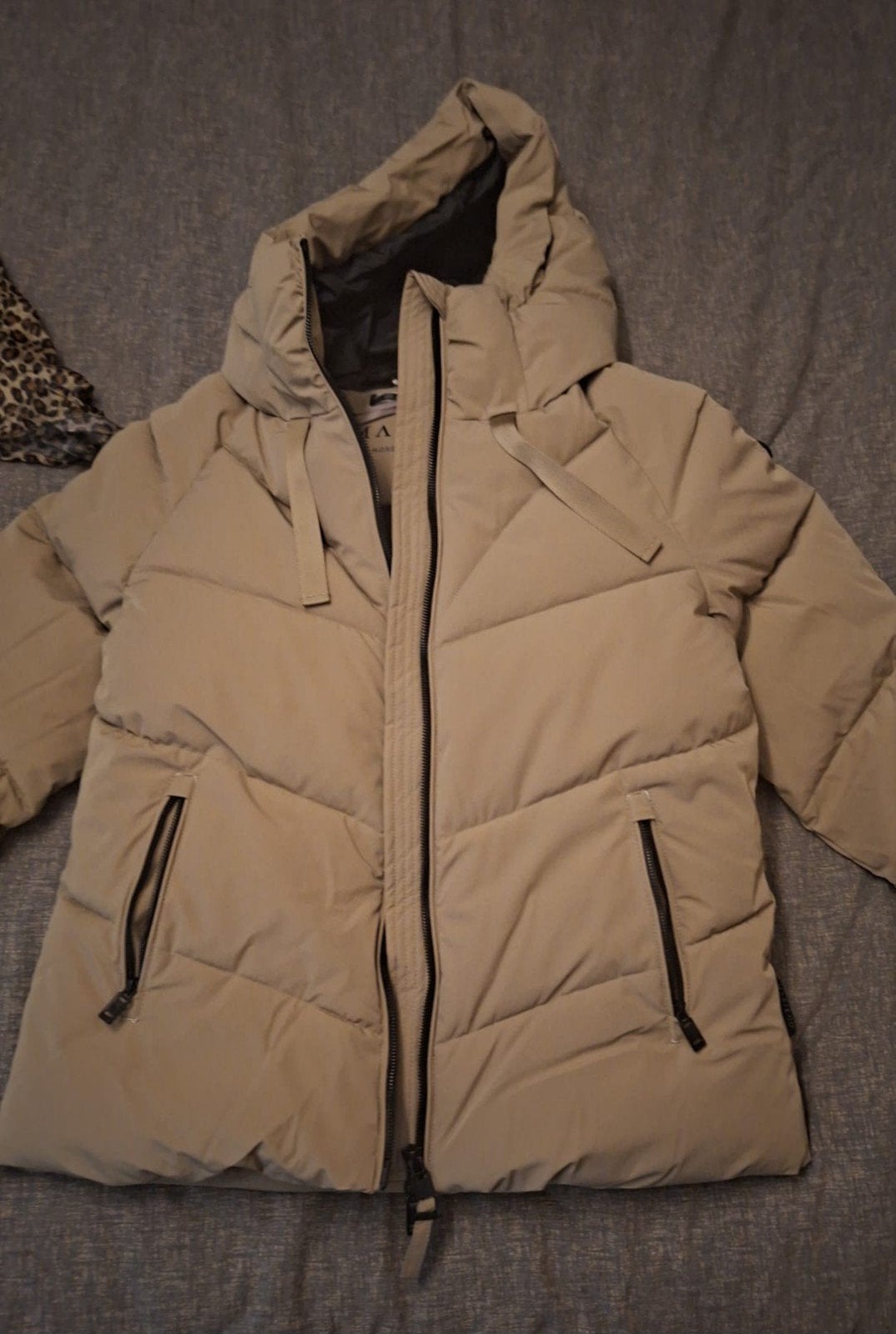 Marikoo winterjas  - Maat L -  Donkerbeige, Marikoo, Beige, Maat 42/44 (L), Nieuw