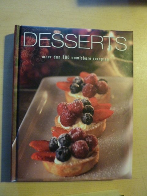 Desserts, 100 onmisbare recepten, Verzenden, Zo goed als nieuw