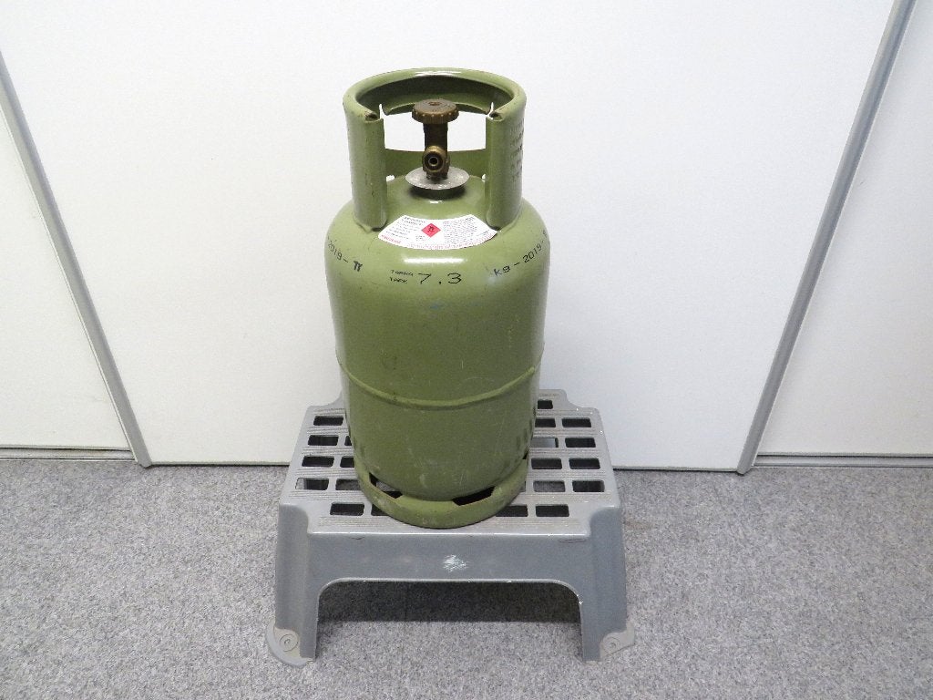 Groene camping gasfles - 5 kg – 100 % Volle fles !, Ophalen, Gebruikt