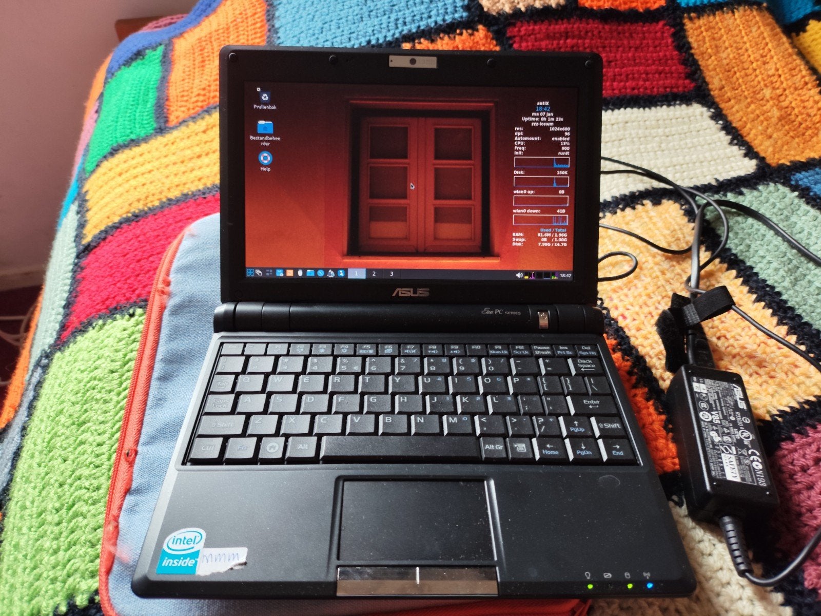 ASUS Eee PC 900 Netbook -  ruilen tegen oude Android telefoo, Gebruikt, ASUS, Minder dan 2 Ghz, Ophalen of Verzenden