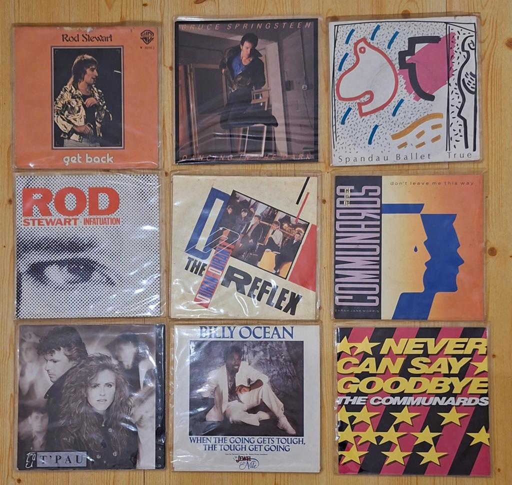 Singles communards Duran Duran Bruce Springsteen, Ophalen of Verzenden, 1980 - 1989, Gebruikt, 7 inch