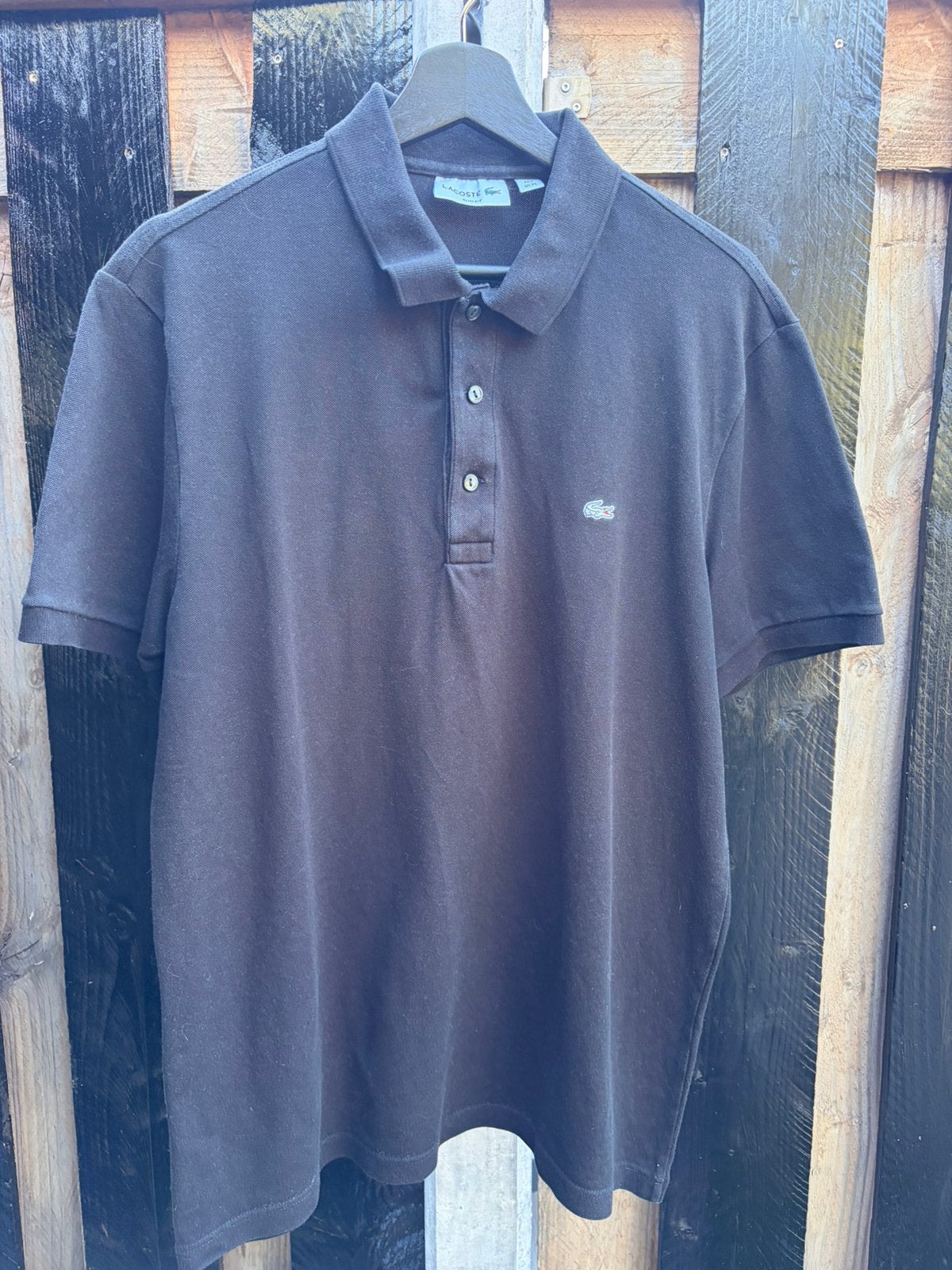 Lacoste polo, Ophalen of Verzenden, Gedragen, Maat 56/58 (XL), Zwart